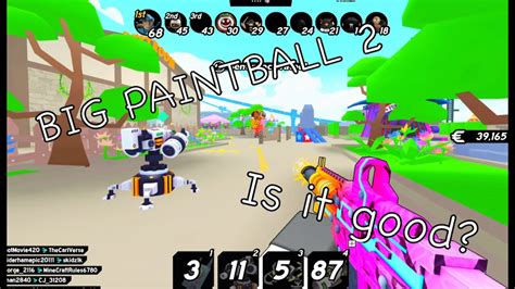 Roblox Big Paintball 2 Is It Good Youtube