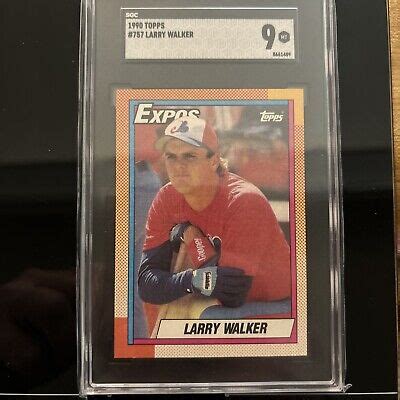 1990 TOPPS TIFFANY LARRY WALKER ROOKIE CARD SGC 9 PRICED TO SELL EBay