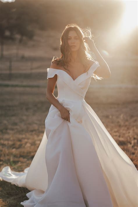 Off Shoulder Wedding Dress R3602 Allure Romance