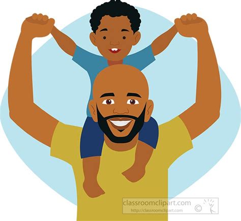 Dad And Son Clipart