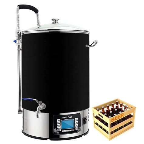 Stainless Steel Home Brewing Beer Mash Tun 40l 60l Automatic All In One