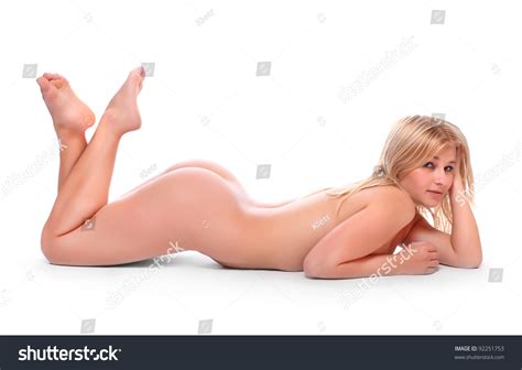Picture Healthy Naked Woman On White Stock Photo Shutterstock