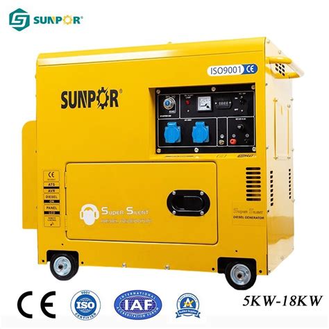 7kw Air Cooled Super Silent Diesel Generator With Single Cylinder 192f