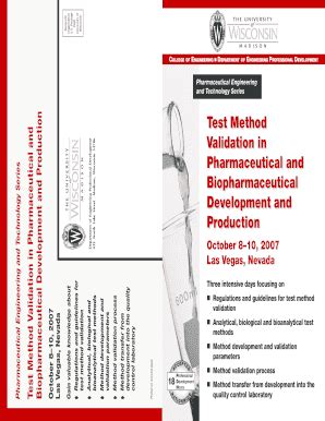 Fillable Online Epdfiles Engr Wisc Test Method Validation In