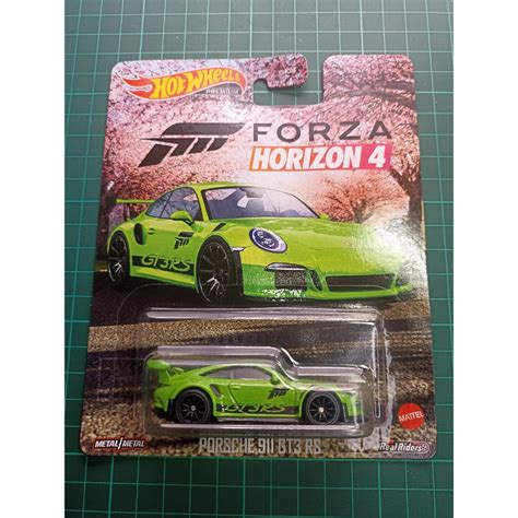 Hot Wheels Porsche Gt Rs Forza Horizon Car Culture Card Not Mint Shopee Malaysia
