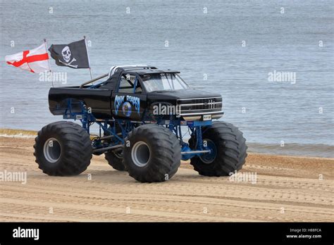 Uncluttered Hi Res Image Of The Grim Reaper Monster Truck Parading