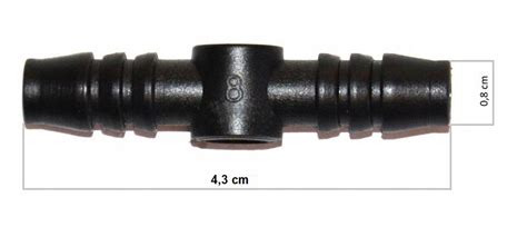 PL8X8 PL8X8 - ШТУЦЕР МУФТА ПЛАСТИКОВЫЙ ДВОЙНИК ДЛЯ ШЛАНГОВ 8X8 купить в ...