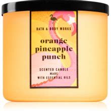 Bath Body Works Orange Pineapple Punch kvapioji žvakė su eteriniais