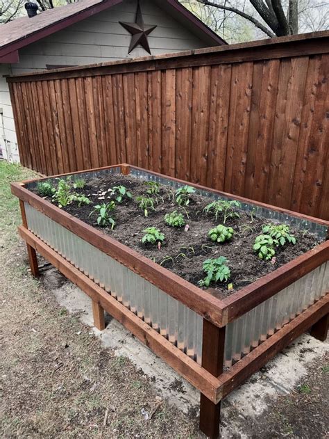 Corrugated Metal Raised Garden Beds Diy