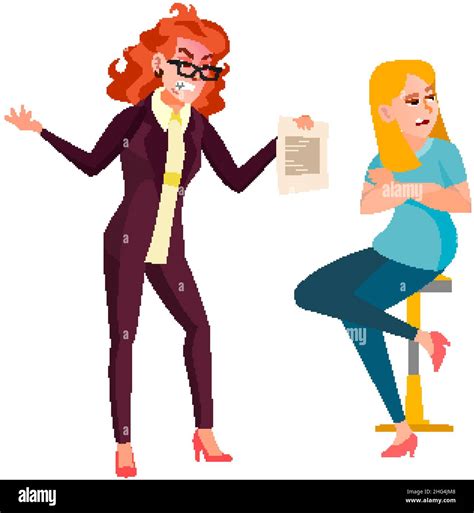 Business Woman Argue Vector Stock Vector Image And Art Alamy