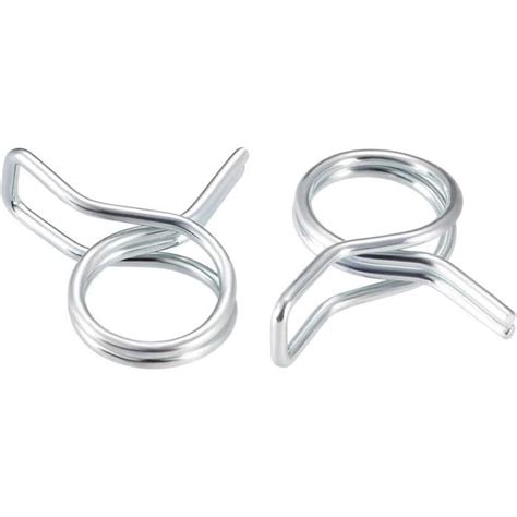 Lot De 10 Colliers De Serrage À Ressort Double Fil De 6 Mm De Diamètre