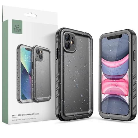 TECH PROTECT ShellBox IP68 Do Apple IPhone 11 Czarny Etui Wodoodporne