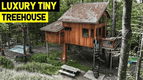 Tiny Home Treehouse Eco Luxury Tiny Home In The Trees Full Tour