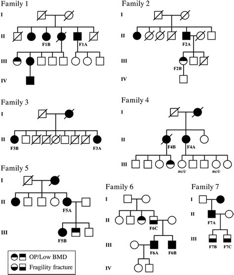 Pedigrees Of Familial Cases Individuals Analyzed By Massively Parallel