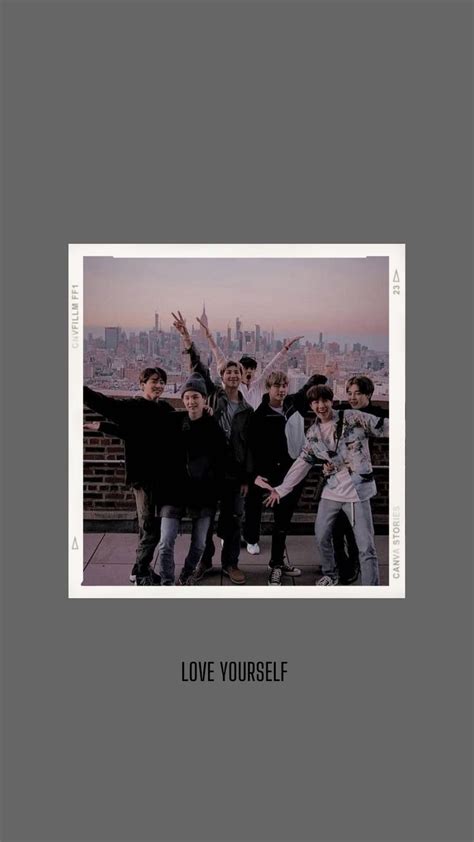 BTS OT7 aesthetic dark Wallpaper / Background polaroid | Bts wallpaper ...