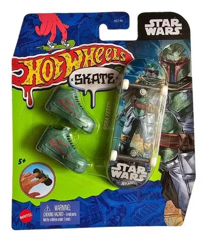 Hot Wheels Skate Patineta Tenis Tony Hawk A Escoger Color Boba Fett