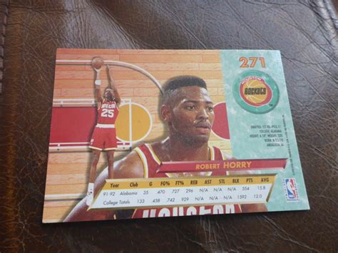 1992 93 Fleer Ultra Robert Horry Rookie Card 271 Houston Rockets EBay