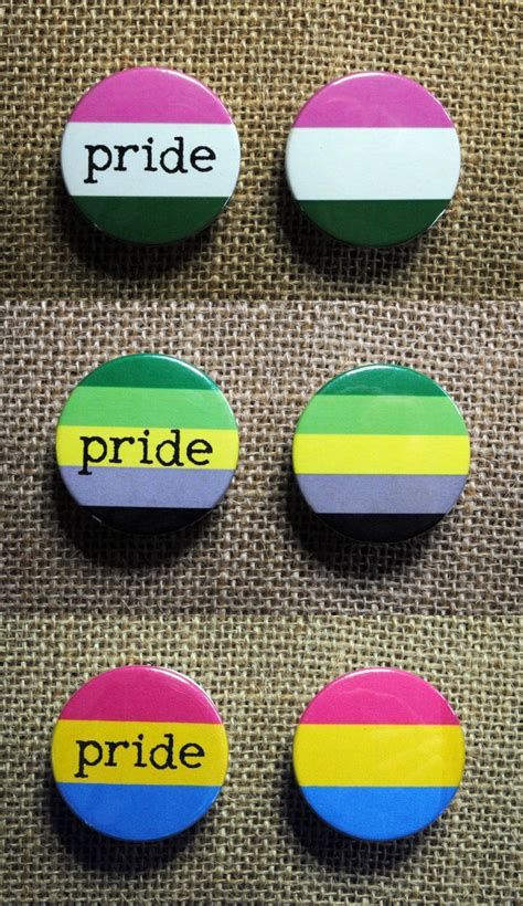 2 Lgbt Pride And Flag Badges 2 Badge Bundle 38mm Etsy