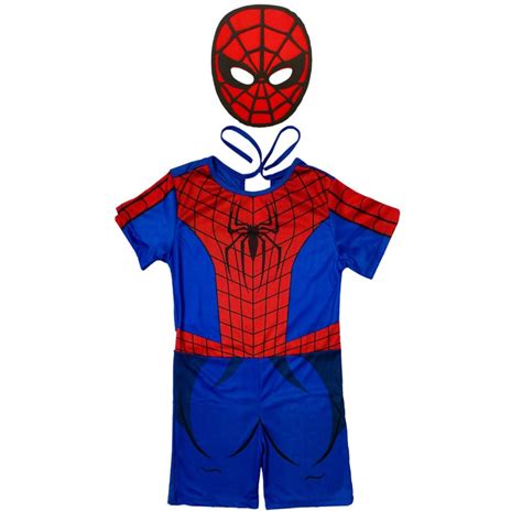 Roupa Do Homem Aranha Para Criança - Fantasia Homem Aranha Infantil Com Mascara de Eva Roupa Criança Tema De ...