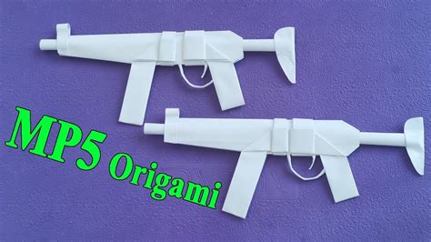 Origami Armas Como Hacer Uma Arma Mp De Papel Do Free Fire Youtube