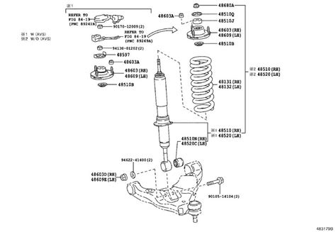 Lexus Gx Suspension Shock Absorber Left Right Front Brakes