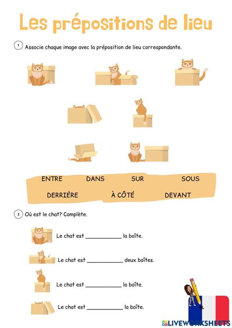 Les Prepositions De Lieu Fle