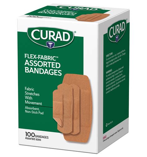 Flex Fabric Bandages Assorted 100 Count Curad Bandages Official Site