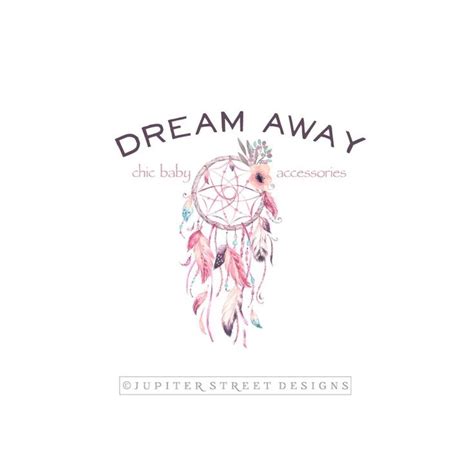 Premade Logo Boho Logo Dreamcatcher Logo Logo Logo Design Branding