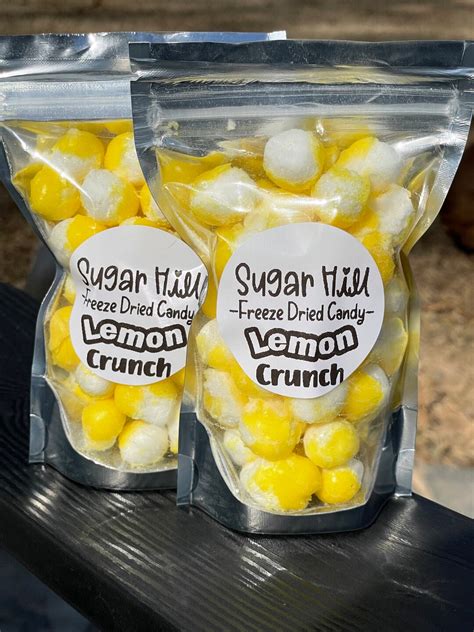 Freeze Dried Lemon Clusters Freeze Dried Candy Lemonheads Candy