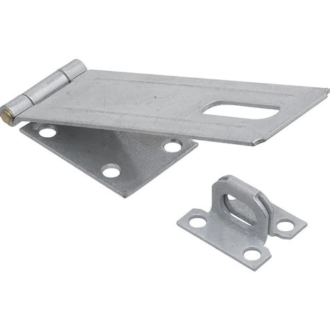 Everbilt 6 In Zinc Plated Adjustable Staple Hinge Hasp 13598 The