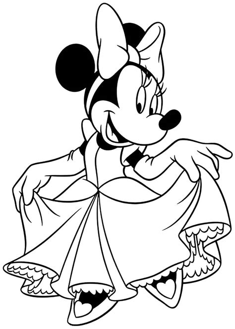 Desenhos da Minnie para pintar - Desenhos Imprimir