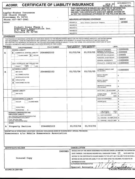 Commercial Auto Acord Form Fillable Printable Forms Free Online