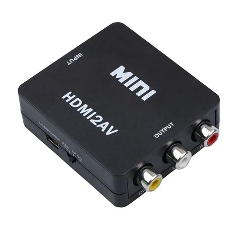 HDMI To Mini Composite CVBS RCA AV Video Converter Adapter Old TV 1080p