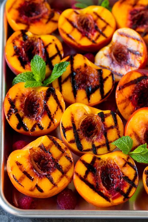 Grilled Peaches With Cinnamon Dinner At The Zoo