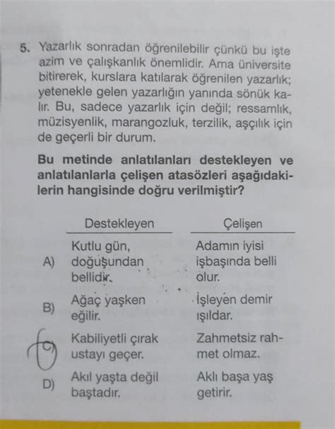 HIZ DENEMESI YEDINCI SINIF Doğru mu yoksa A şıkkı mı Eodev