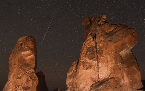 Geminid Meteor Shower Shooting Stars From Spectacular Celestial Event