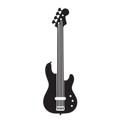 Bass Guitar Logo Vector Art, Icons, and Graphics for Free Download