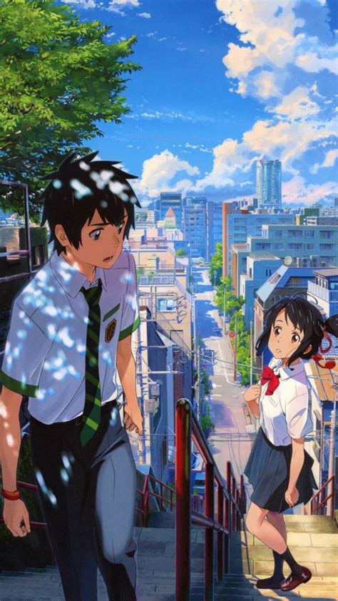 Kimi No Na Wa Taki Tachibana Mitsuha Miyamizu 10801920 Kawaii Mobile