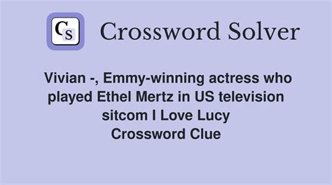 Vivian -, Emmy-winning actress who played Ethel Mertz in US television ...