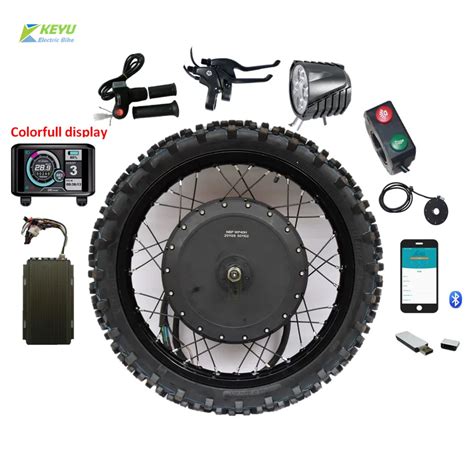 Bluetooth V W W Qs V Electric Bike Hub Motor Conversion