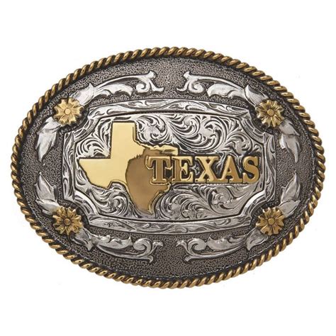 And West Texas State Oval Rope Edge Buckledefault Title Texas Belt