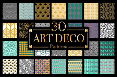 100+ Best Art Deco Patterns, Elements & Frames (2023)