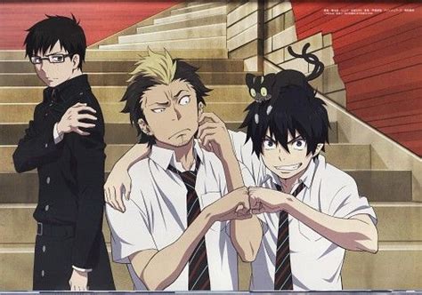 Ao no Exorcist: Rin, Yukio, Suguro and Kuro - Minitokyo Ao No Exorcist ...