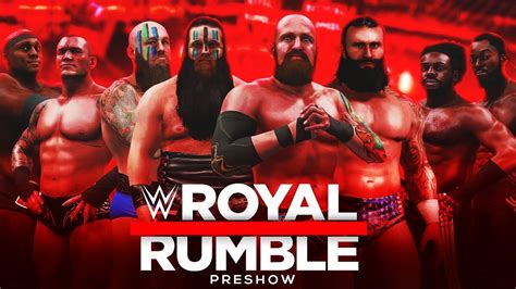 WWE 2K Universe Mode WWE Royal Rumble Pre Show Ft OfficialJRJ