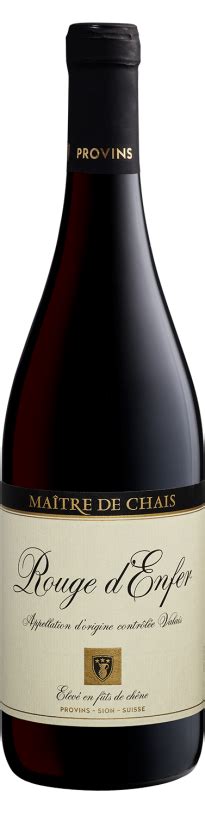 Provins Maître de Chais Rouge d Enfer AOC Valais