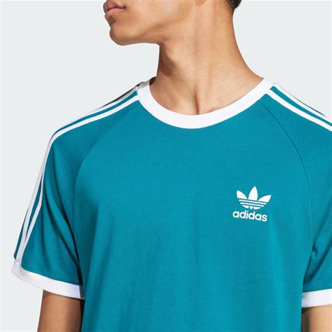 Adidas Adicolor Classics 3 Stripes Tee Turquoise Adidas Uae