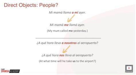 Spanish Direct Object Pronouns Explained I Will Teach You A Language