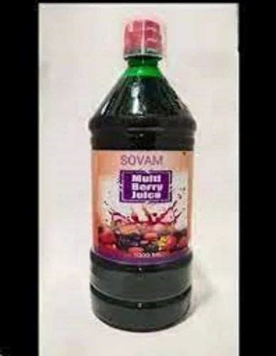 Sovam Red Mix Multi Berry Juice Packaging Size Ml Packaging