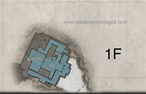 Map of House Beneviento – Resident Evil Village