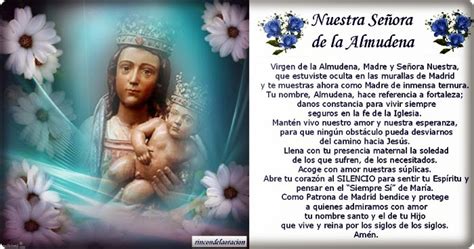 Virgen Mar A Ruega Por Nosotros Oraci N A Nuestra Se Ora De La